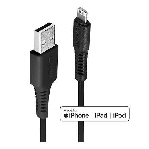 Lın-31320 İpod®, İphone®, İpad® İçin Usb Senkronizasyon Ve Şarj Kablosu, Lightning Konektörlü, Usb 2.0 Tip A Erkek ≪-≫ Lightning C89 Erkek, 1 Metre, Siyah Renk≪Br≫
1M Usb Type A To Lightning Cable, Black (Usb Type A Male To Lightning Ma