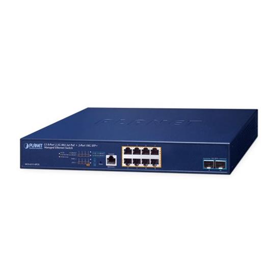 Pl-Mgs-6311-8P2X Layer 3 Yönetilebilir Aggregation Switch (Layer 3 Managed Aggregation Switch)≪Br≫
8 X 10/100/1000/2500Base-T (Port 1 İle Port 8 Arası)≪Br≫
8 X 10/100/1000T 802.3Af/At Poe+ (Port 1 İle Port 8 Arası)≪Br≫
Toplam Po