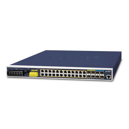 Pl-Igs-6325-24P4X Industrial L3 24-Port 10/100/1000T 802.3At Poe + 4-Port 10G Sfp+ Managed Ethernet Switch (-40~75 Degrees C) 
