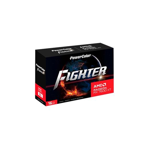 Powercolor Fıghter Rx7600Xt 16G-F Gddr6 128Bit