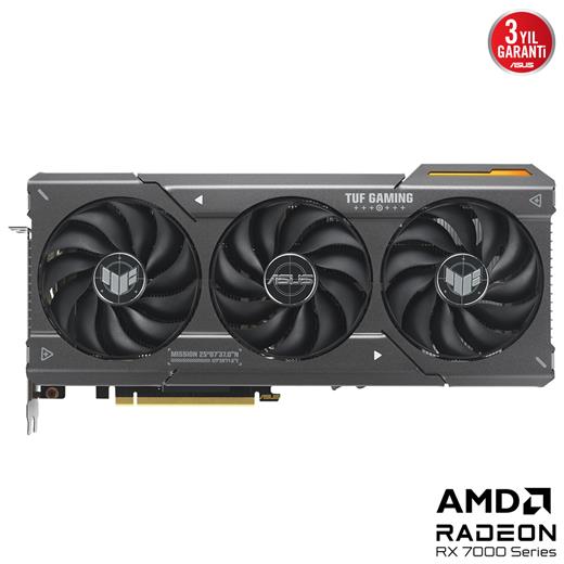 Asus Tuf-Rx7600Xt-O16G-Gamıng Rx 7600 Xt 16Gb Gddr6 Hdmı 3Xdp 128Bit