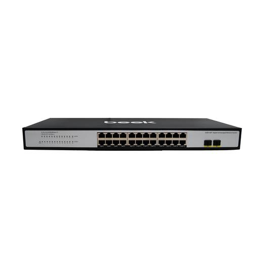 Bn-Gs-1242S Beek Yönetilemeyen Gigabit Switch≪Br≫
24 X 10/100/1000Mbps Port≪Br≫
2 X 1000Base-X Sfp Yuva≪Br≫
Fansız≪Br≫
Beek 24 Ports Gigabit Ethernet Switch With 2G Sfp