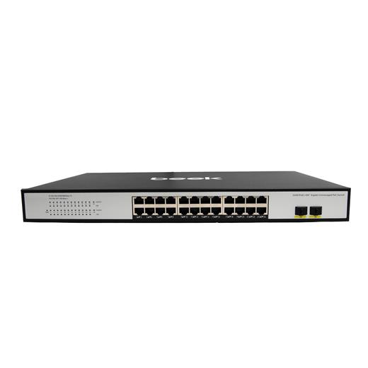 Bn-Gs-1242P2S Beek Yönetilemeyen Poe+ Switch≪Br≫
24 X 10/100/1000Mbps Ieee802.3Af/At Poe+ Port (Port Başına 30.8 Watt) (Poe Güç Bütçesi Maks. 400 Watt)≪Br≫
2 X 1.25G Base-X Sfp Yuva≪Br≫
6Kv Surge Koruması≪Br≫
Beek 24 Port