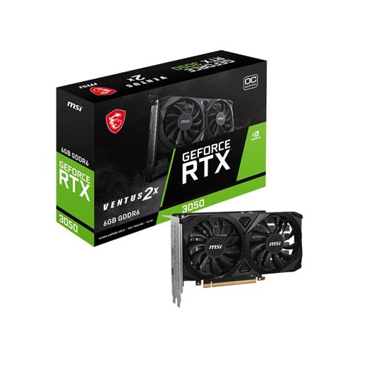 MSI GEFORCE RTX 3050 VENTUS 2X 6G OC 6GB GDDR6 96B