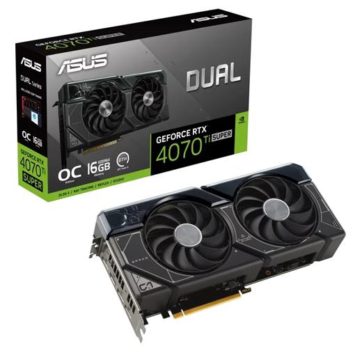 Asus Dual-Rtx4070Tıs-O16G Gddr6X 256Bıt Dx12