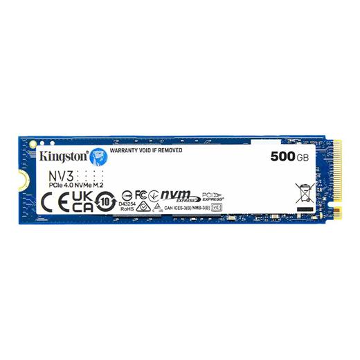 500Gb Kıngston Nv3 Snv3S/500G 5000/3000Mb/S M.2 Nvme Pcıe 4.0