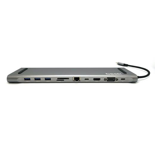 BEEK BA-DCK-UC11 TYPE-C TO HDMI/VGA/RJ45 DOCK STATİON