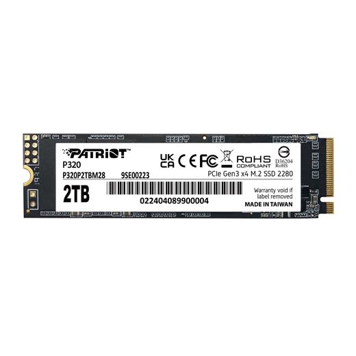 Patriot P320 2Tb 3000/2200Mb/S Nvme M.2 Ssd Disk (P320P2Tbm28)