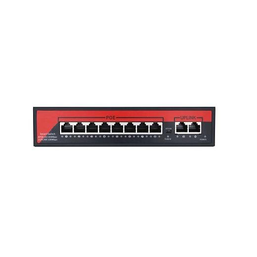 EZCOOL EZ-08PSE 8PORT 8FE+2FE MEGABIT POE SWITCH 120W