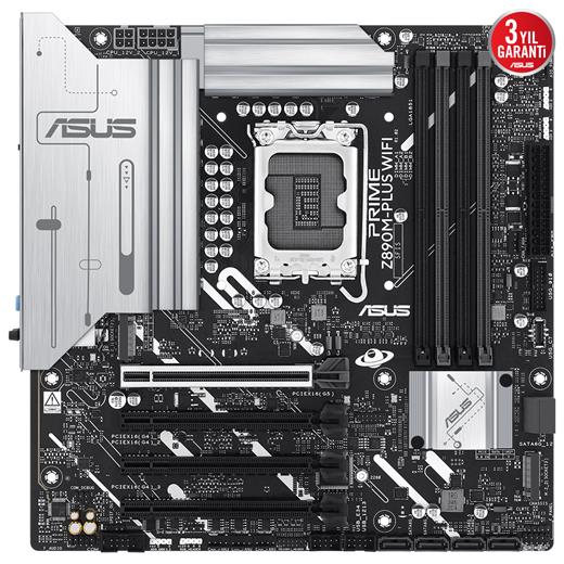 Asus Prıme Z890M-Plus Wıfı Ddr5 3Xm2 Usb3.2 Rgb Lan Matx